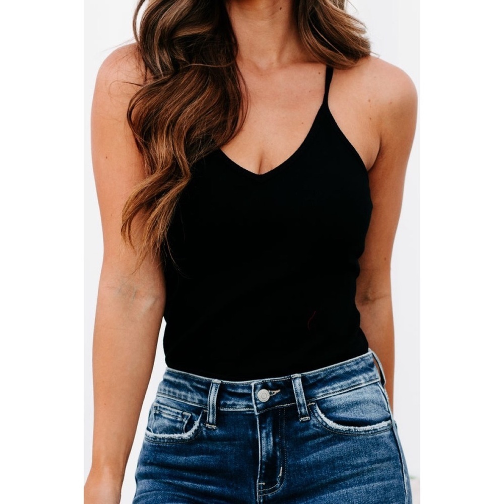 All Laced Up Padded Lace-Up Bodysuit (Black)